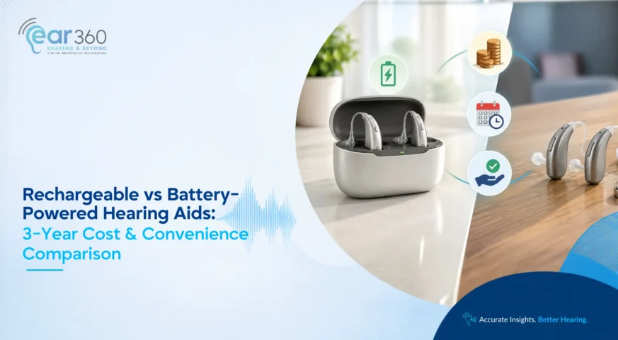 Rechargeable vs Battery-Powered Hearing Aids 3-Year Cost & Convenience Comparison