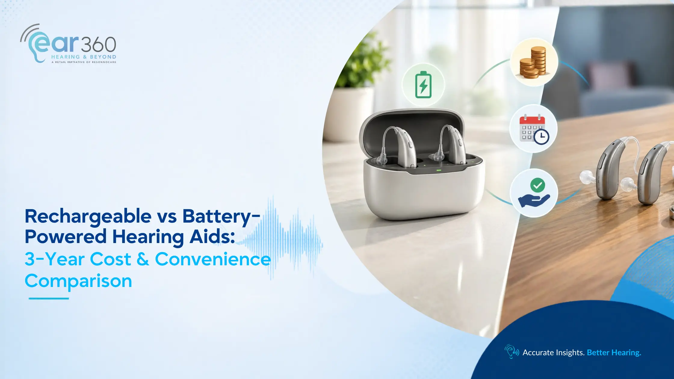 Rechargeable vs Battery-Powered Hearing Aids: 3-Year Cost & Convenience Comparison